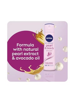 Nivea Nivea Antiperspirant Spray For Women Pearl & Beauty 150 Ml  - Image 4