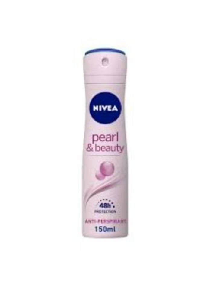 Nivea Antiperspirant Spray For Women Pearl & Beauty 150 Ml ( Packaging may vary) - Image 2