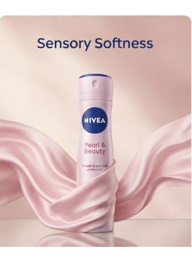 Nivea Antiperspirant Spray Pearl & Beauty 150 ml (Packaging may vary) - Image 4