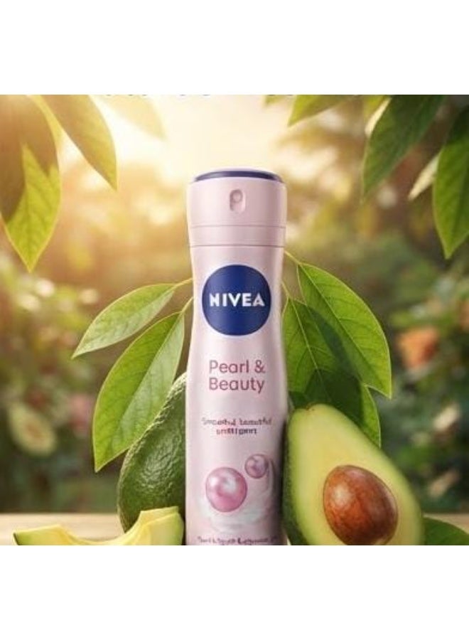Nivea Antiperspirant Spray Pearl & Beauty 150 ml (Packaging may vary) - Image 5