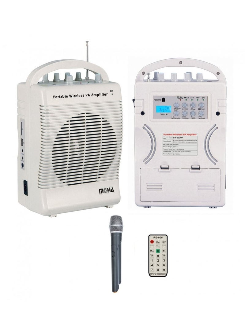 MOHA - Portable Wireless PA Amplifier Speaker Sound System Operates with or Without Electricity - Image 1