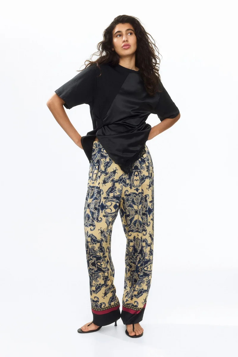 H&M Barrel drawstring trousers