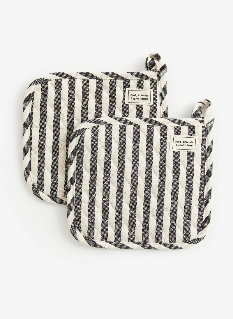 H&M 2-Pack Linen-Blend Pot Holders