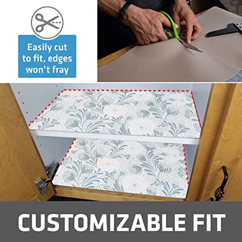 Drymate Premium Luxury Shelf & Drawer Liner, Thick Cushioned Fabric, Non-Adhesive, Absorbent, Waterproof, Slip-Resistant, Liners for Kitchen Cabinets, Cupboards (USA Made)(12”x59”)(2-Pack)(Light Blue) - Image 4