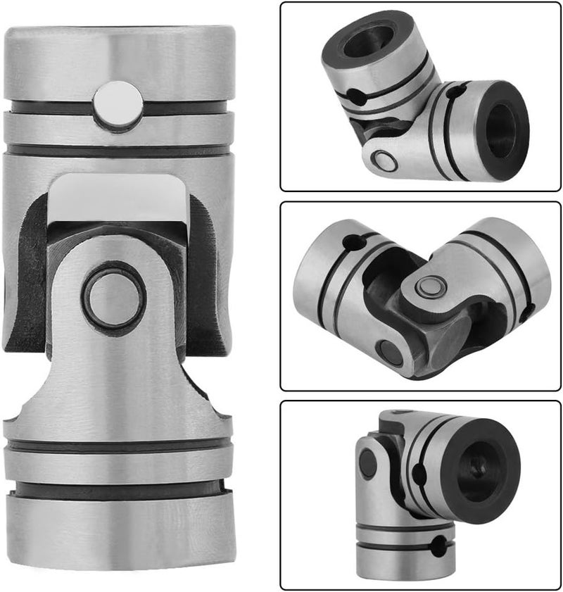 Zetiling Universal Joint, Universal Joints, Universal Joint Coupling, Universal Joint Shaft 16mm/20mm Outer Diameter Steel Shaft Coupling Motor Connector DIY Steering(16mm) - Image 4