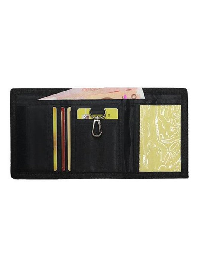 Folding Oxford Cloth Men's Wallet 30% High-end Travel Wallet Short Sincere E Credit Card Bag In Stock-Color:Gray - Image 5