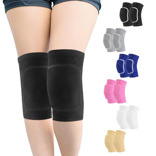 HISFFOG Volleyball Knee Pads for Women, Men, Youth, Girls, Kids, Knee brace for Volleyball Basketball Football Dance Yoga Tennis Running Cycling Workout Climbing Wrestling - Image 2