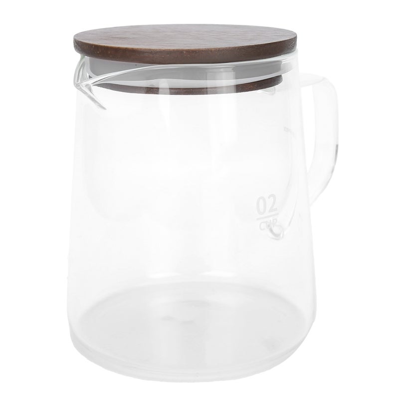 Glass Coffee Pot: 150℃ Heat Resistant Borosilicate Glass - Double-Layer Anti-Scald Handle Hot Beverage Server for Home Kitchen, Coffee & Tea Enthusiasts - Image 3