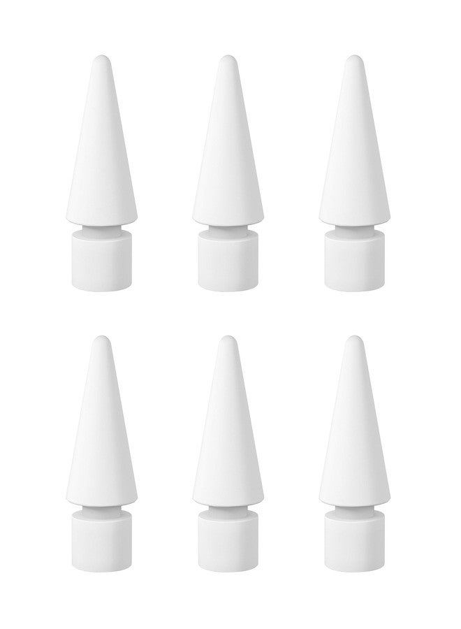 OASO Pencil Tips Replacement for Apple Pencil 1st Gen 2nd Generation (6 Pack), Pen Nibs Compatible with iPad Pencil. - Image 1