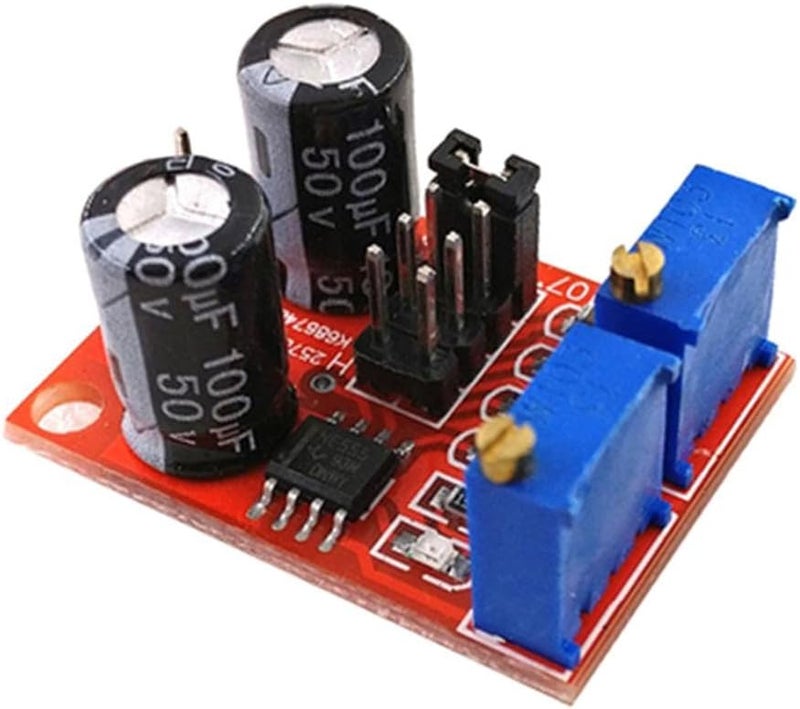 misppro 2X NE555 Square Rectangular Wave Generator LED for Experimental Development and MCU Control - Image 2