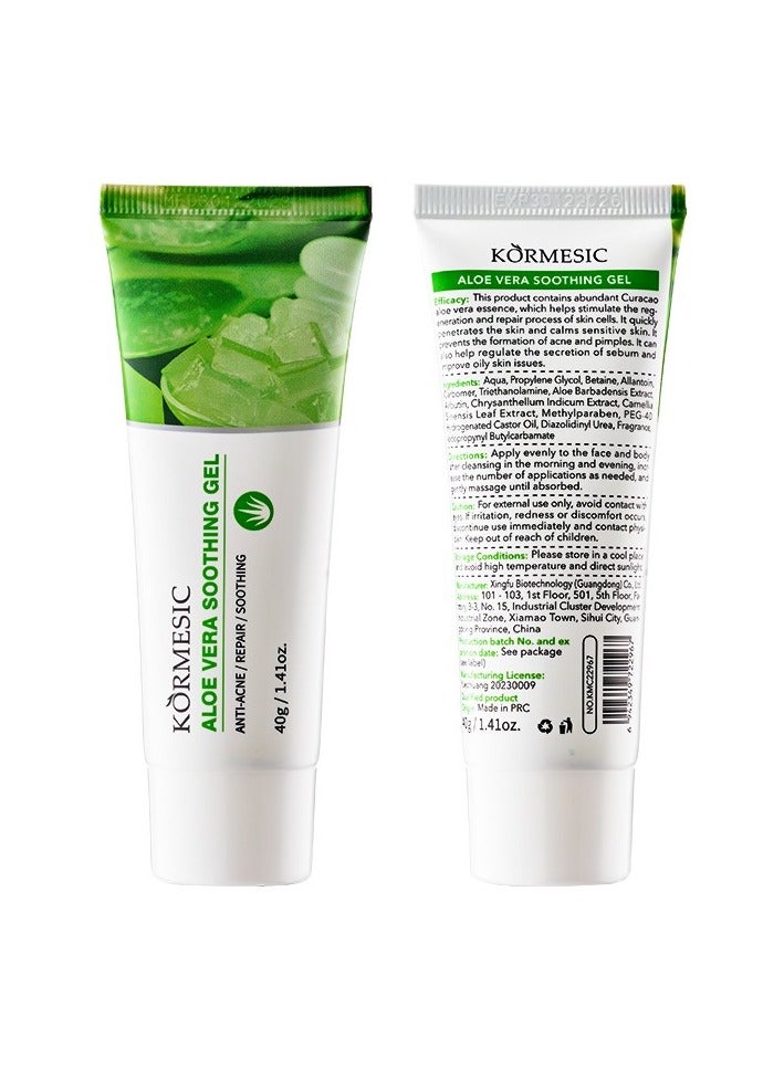 Kormesic Aloe Vera Soothing Gel 40g - Calm & Moisturize Skin - Image 1