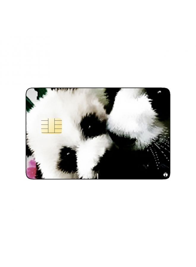 RKN PRINTED BANK CARD STICKER Cute Pandas Drawing - Image 2