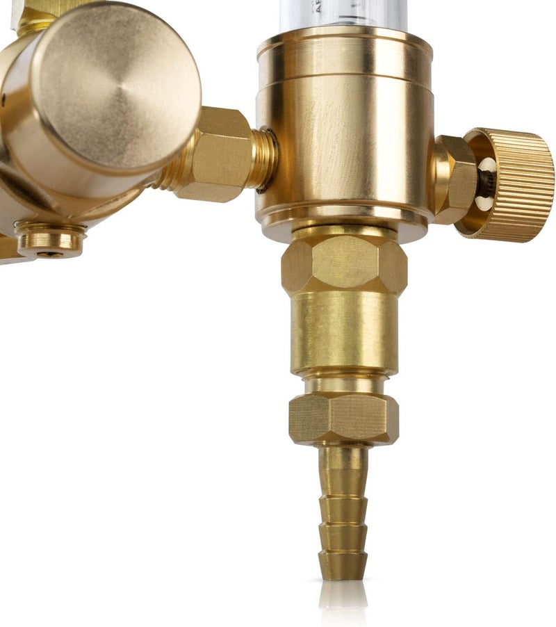 SPARC Store Premium Dual Argon Regulator for TIG/MIG Welding - Welding Gas Regulator & Flow Meter 0-60CFH CGA580 - LIFETIME USA Warranty - Image 4