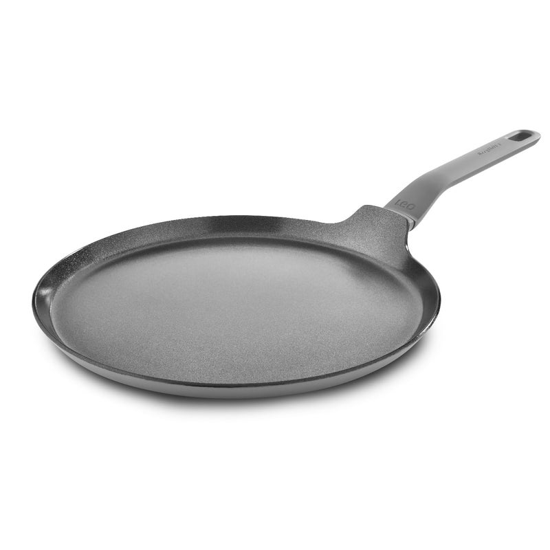 Berghoff Berghoff 28 cm Recycled Aluminum Non-Stick Cooking Tawa | CeraGreen Ceramic Coating| PTFE, PFAS Free |Induction, Dishwasher Ready |Dark Grey |5 Yr Warranty  - Image 1