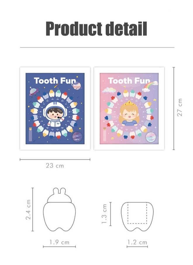 MissTiara - Tooth Fairy Box for Girls, Tooth Boxes for Lost Teeth for Kids, Newborn Baby Birthday And Shower Gift - Image 1