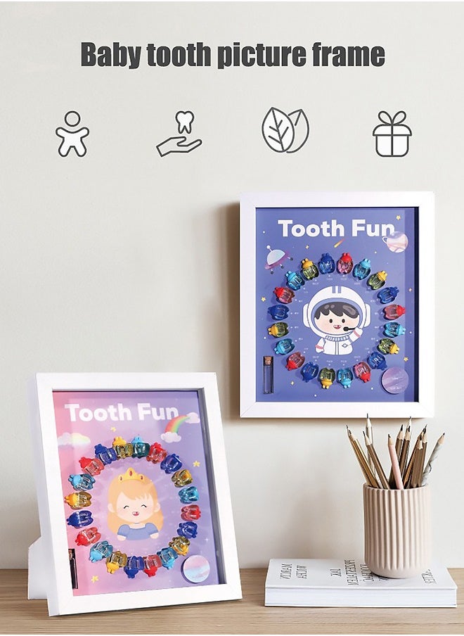MissTiara - Tooth Fairy Box for Girls, Tooth Boxes for Lost Teeth for Kids, Newborn Baby Birthday And Shower Gift - Image 1