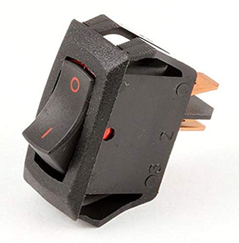 Carling Technologies RA901-VB-B-9-V Switch, Rocker, SPST, 16A, 250V, Black - Image 3