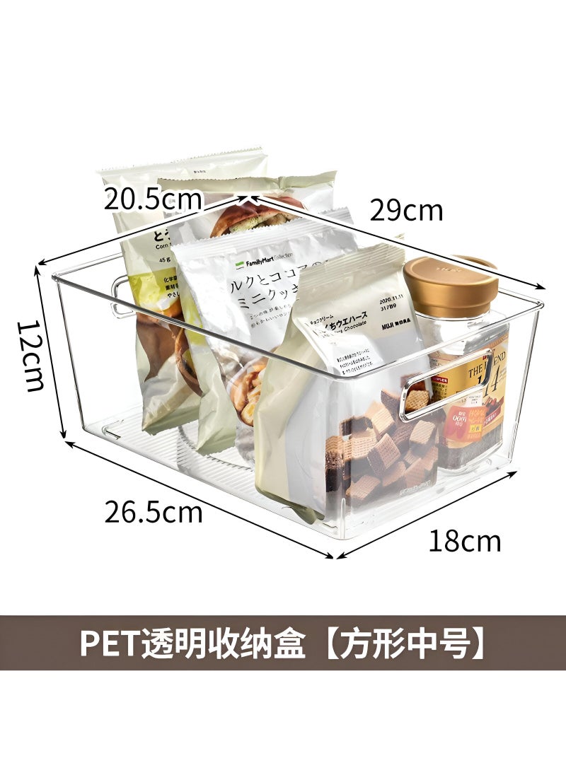 Generic A Storage Box, Organize Your Purposes Using This Transparent Multi -Purpose Plastic Organizer: Solid And Stable For Heavy Loads, Providing An Easy Vision For Effective Storage. Size 26.5 X 18 X 12 Cm.  - Image 4
