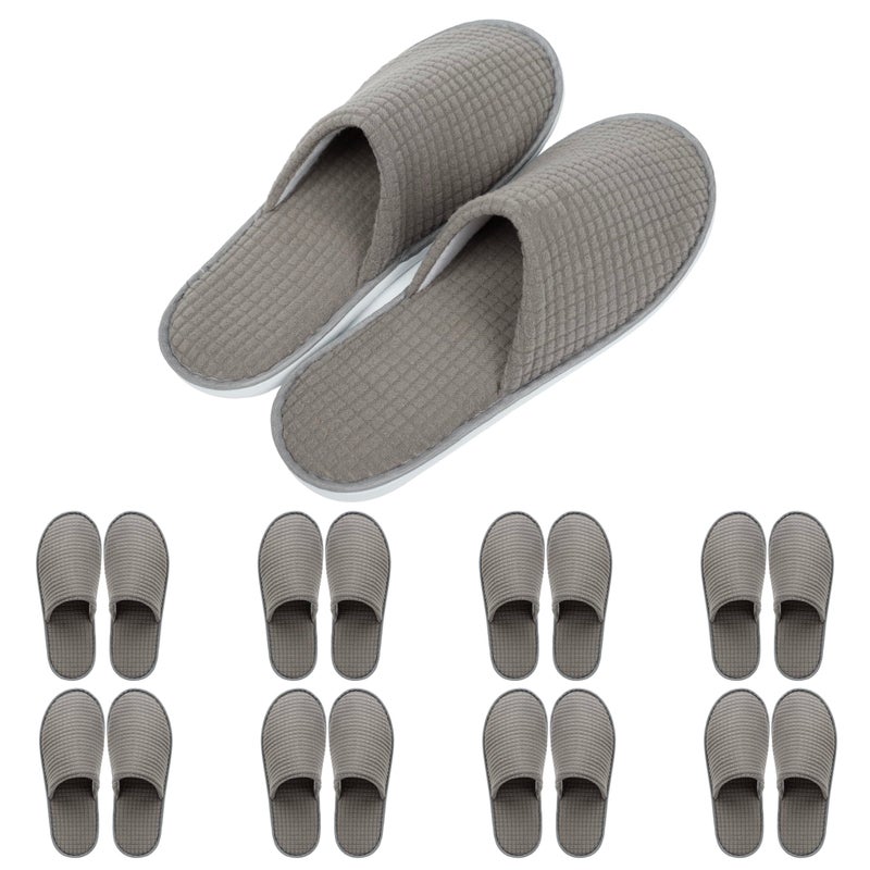 OSTADARRA OSTADARRA 9 Pairs Spa Slippers  Non Slip Disposable Slippers For Guest  Washable Reusable  Which Can Be Used As Women Men  House  Indoor  Bathroom  Bedroom  Hotel  Bride Slippers - Image 1
