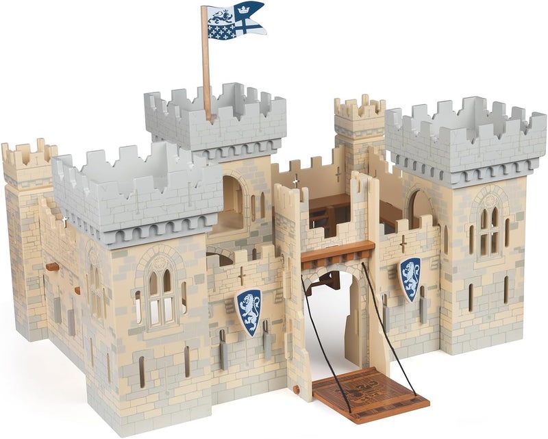 Papo  Medieval  Fantasy  Weapon Master Castle  60002  Wooden playset for Figurines  Collectible  for Children  Suitable for Boys and Girls  from 3 Years Old - Image 2