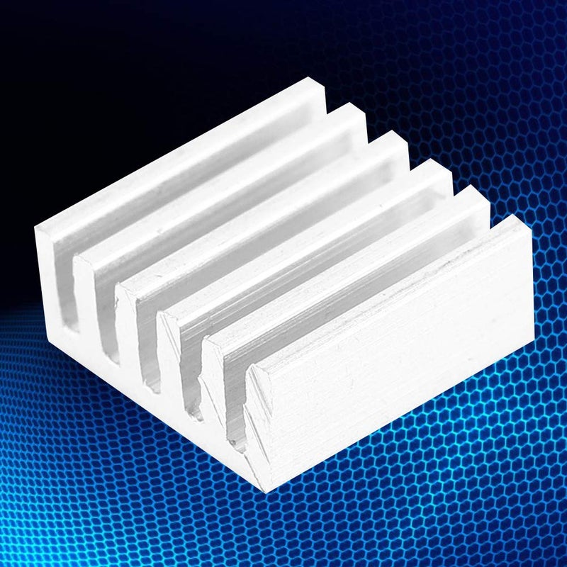 Aluminum Heat Sink Radiator, 9x4x9mm, 100pcs, Silver, Lightweight Cooling Solution - High Thermal Conductivity, Ideal for Amplifier Board and Electronic Components - Image 2