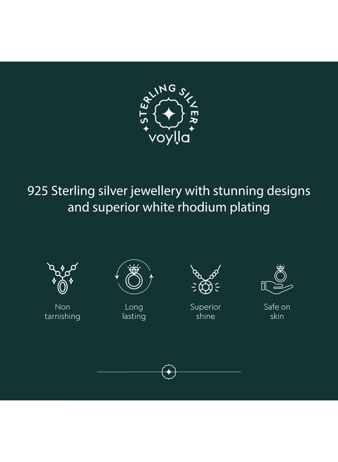 VOYLLA 925 Sterling Silver Gold Micron Plated Cool Bhai Thread Rakhi