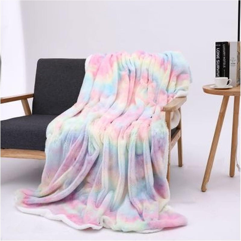 Shaggy Throw Blanket Soft Long Plush Bed Cover Faux Bedspread Blankets for Beds Couch Sofa(11,80x120cm) - Image 1