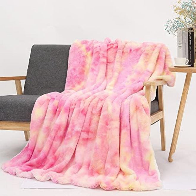 Shaggy Throw Blanket Soft Long Plush Bed Cover Faux Bedspread Blankets for Beds Couch Sofa(11,80x120cm) - Image 3