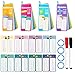 Anemeeoke 60Pack Multi Math Flash Cards Addition Subtraction Multiplication Division Flashcard with 2 Dry Erase Markers 4 Rings Educational Times Table Flashcards for Classroom Home - Image 2