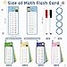 Anemeeoke 60Pack Multi Math Flash Cards Addition Subtraction Multiplication Division Flashcard with 2 Dry Erase Markers 4 Rings Educational Times Table Flashcards for Classroom Home - Image 4