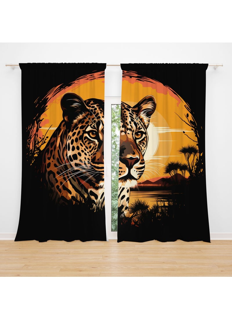 Erayshome Leopard Patterned Digital Printed Living Room Living Room Background Curtain - pzsku/Z2AE581C664B8A3DF5D04Z/45/_/1725792764/8514b5eb-7f91-4f5f-8dec-d278a40cf5bd