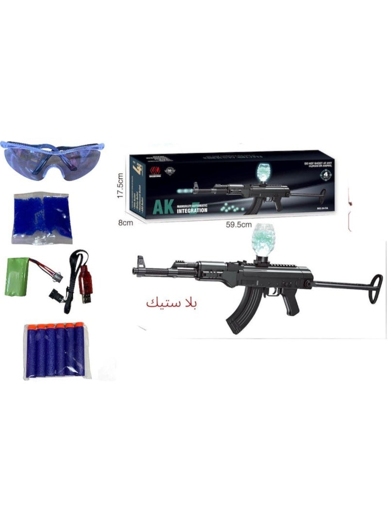 AK Electric Water Gun, AK Automatic Gel Blaster for Kids, Water Pistol Summer Toy for Outdoor Pool Water Fighting - Image 2