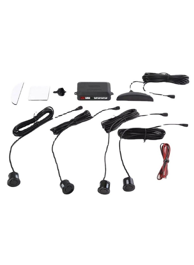 Generic Hippcron Car LED Parking Sensor Kit 4 Sensors 22mm Reverse Radar Sound Alert Indicator System  - Image 3