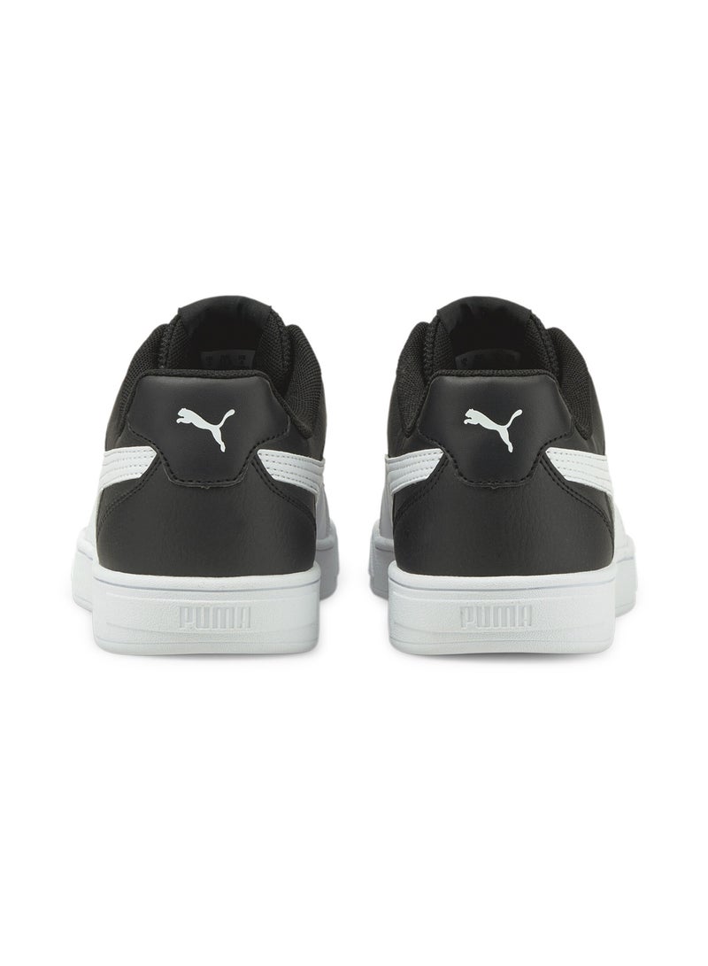 PUMA Caven Kids Unisex Black Trainers  - Image 2