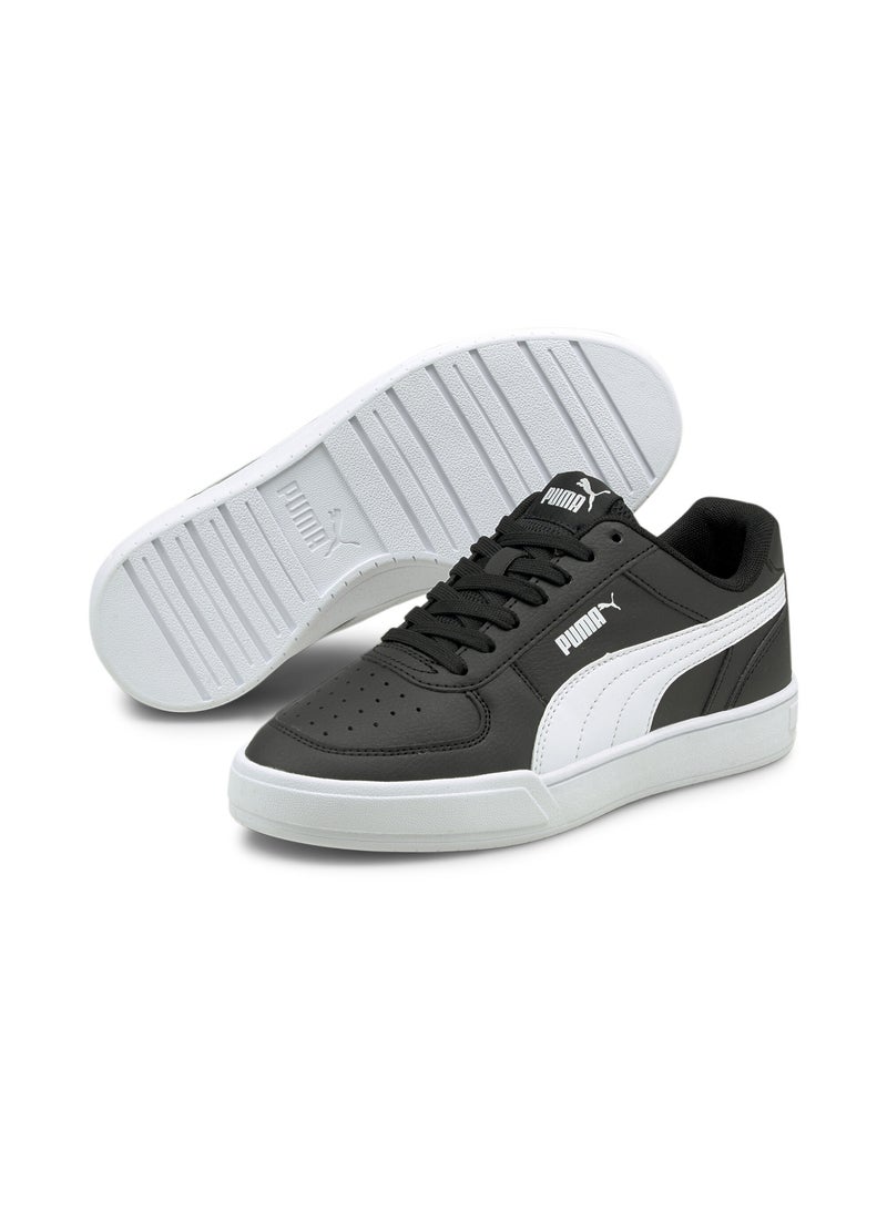 PUMA Caven Kids Unisex Black Trainers  - Image 3