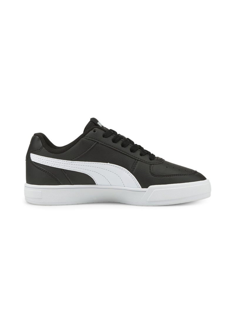 PUMA Caven Kids Unisex Black Trainers  - Image 5