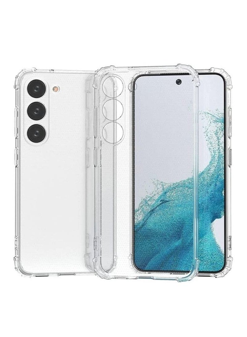 DUSALA Samsung Galaxy S23 Clear Back Cover Case, Ultra Clear, Best Camera Protection Anti-Slip Grip | Slim & Protective Back Case (Transparent) - Image 1