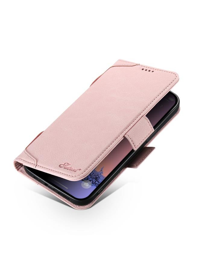 Suteni Case For iPhone 14 Pro Max SUTENI J07 Multifunctional Horizontal Flip Magsafe Leather Phone Case - Image 5