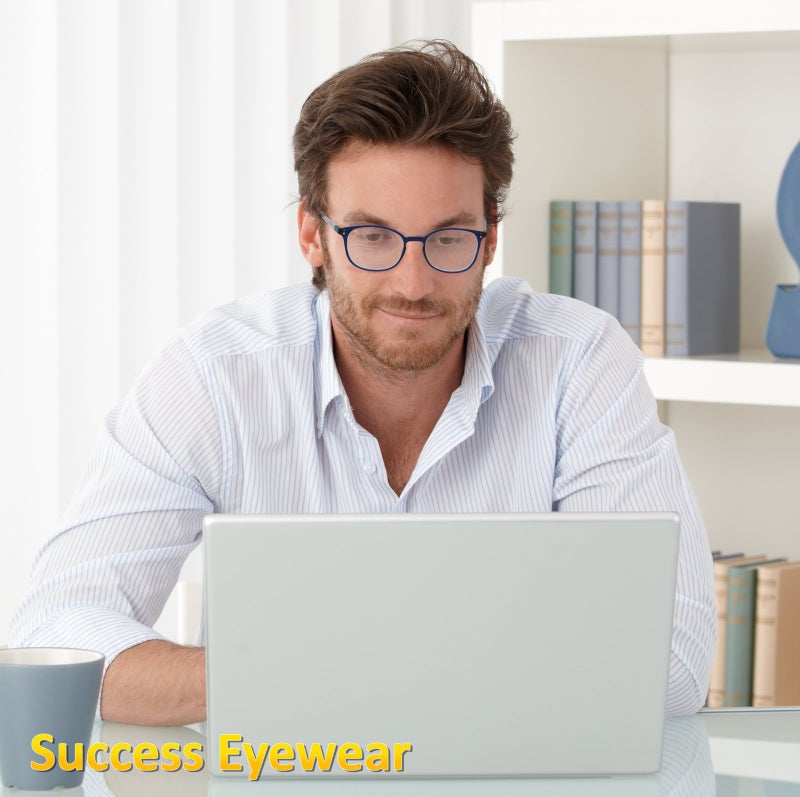 Success Eyewear نظارات قراءة سوكسياس 3 أزواج نظارات ملونة أنيقة نظارات موضة للقراءة للرجال والنساء مجموعة من الأسود، الأزرق الداكن، والأخضر 1.5 - Image 4
