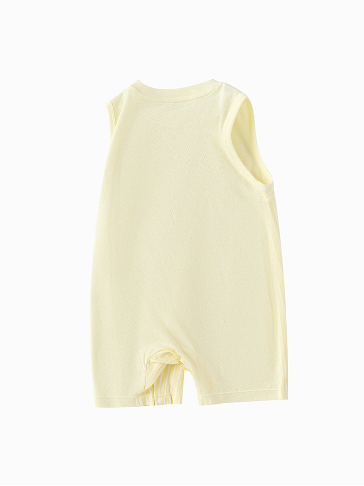 Balabala Unisex Bodysuit With Striped Details - Image 2