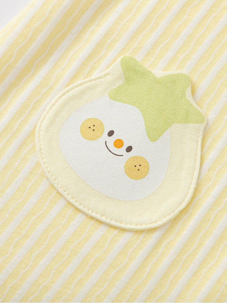 Balabala Unisex Bodysuit With Striped Details - Image 5