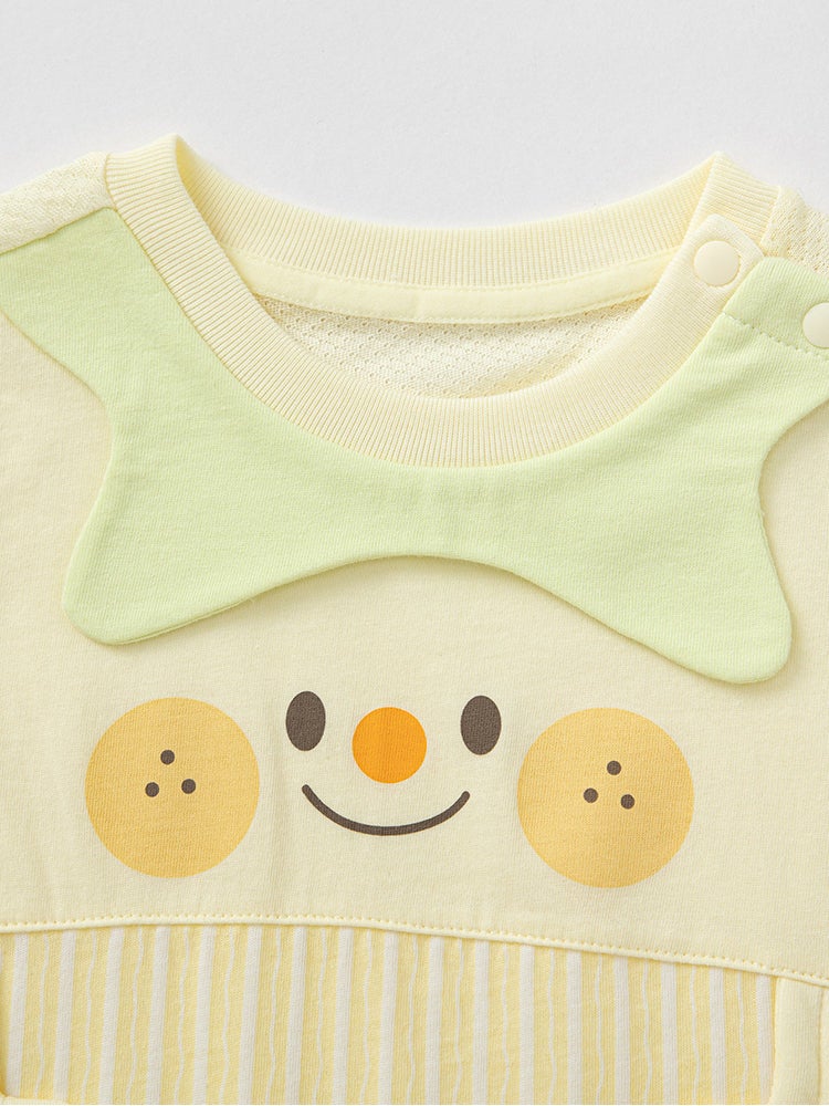 Balabala Unisex Bodysuit With Striped Details - Image 3