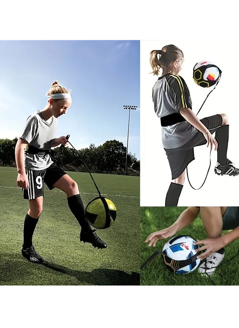 Gonice Football Kick Trainer Soccer Training, Volleyball Kick Trainer SoloTraining Aid - Hands Free With Adjustable Waist Belt  - Image 2