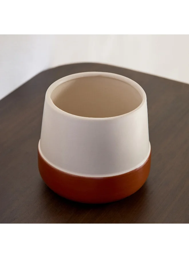 Home Box Vesus Dolomite Plant Pot - 12.5x12.5x10.4 cm