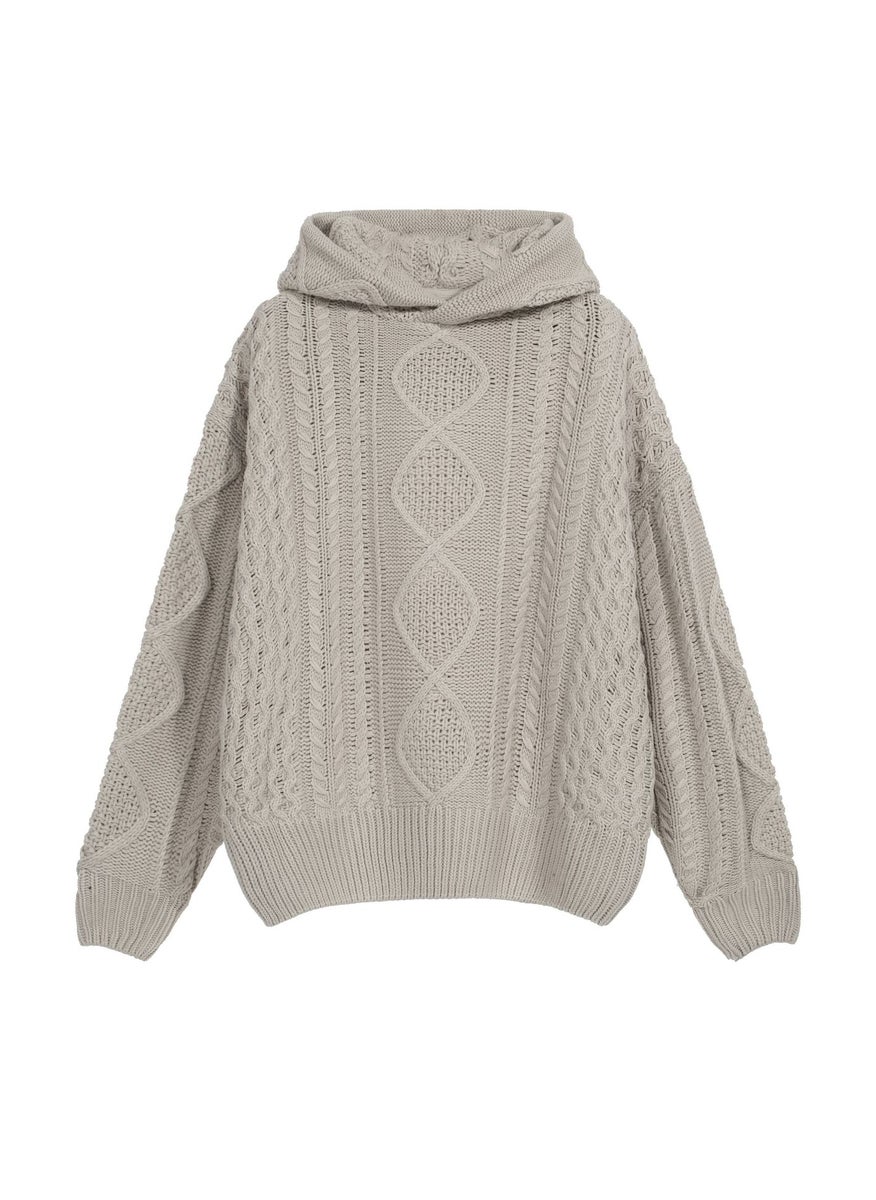Generic - FEAR OF GOD ESSENTIALS FOG 23FW Unisex Hoodie Sweater Elephant White - Image 1