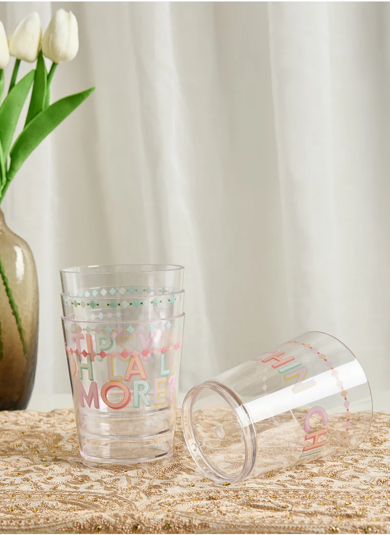 ايفون الين Set Of 4 Picnic Tumblers