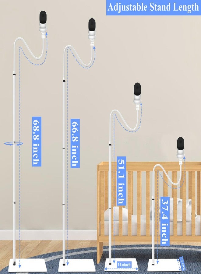 EYSAFT Baby Monitor Floor Stand Holder Mount for Owlet Dream Sight (Gen 3)/Dream Duo (Gen 2)/Cam (Gen2)/Cam (Gen 1) - Image 5