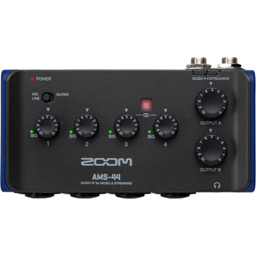 Zoom AMS-44 USB Audio Interface, 4 Inputs, 4 Outputs, Loopback, Direct Monitoring, Bus-Powered, for Recording and Streaming on PC, Mac, iOS, and Android - Image 5