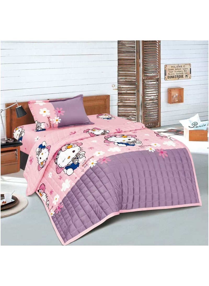 مينج لي مفرش اطفال رسوم مخمل مضغوط ناعم