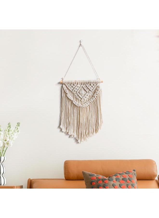 Bluejw Simple Home Decoration New Arrival Handmade Woven Tapestries Cotton Rope Tassel Bohemian Tapestry Homestay Room Wall Hanging  - Image 3